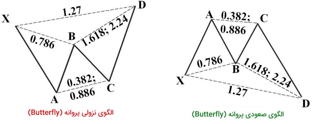 الگوهای هارمونیک پروانه